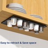 Wall Mounted Coffee Pod Holder Space Saving Under Counter Cabinet
