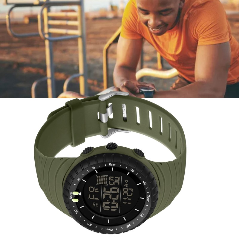 Electronic Sports Watch Waterproof Night Light Large Screen Quick Release