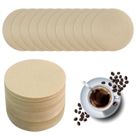 400 Pack Of Natural, Unbleached 2.5-Inch Disposable Coffee Filter Discs, Designed for Percolator Coffee Makers. Ideal for Use At Home, Office, Or Camping.