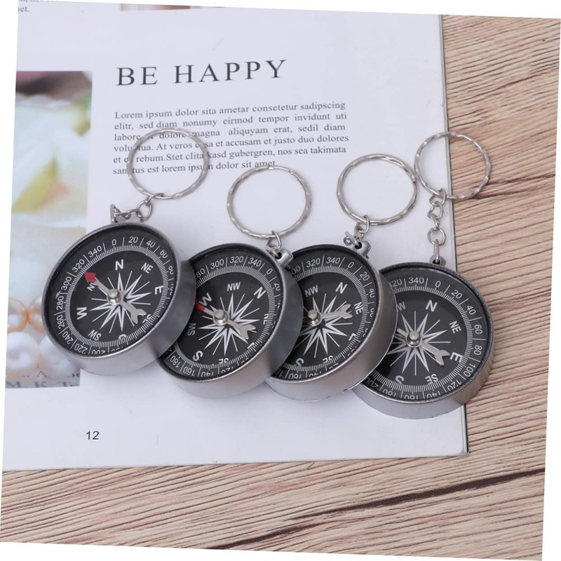 jojofuny 12 Pcs Childrens Outdoors Kids Compass Alloy Compass Orienteering