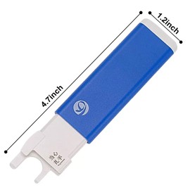 Magnetic Needle Threader, Sewing Machine Needle Threader, Simple Quick Automatic Sewing Needle Threader Tool for Industrial Single Lockstitch Sewing Machine (Blue)