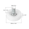 PATIKIL 6pcs 25mm Drawer Roller Plastic Drawer Pulley Replacement Wheel