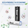 BONAI Rechargeable AA AAA Battery Combo,High Capacity 8PCS 2800mAh AA