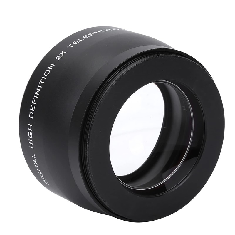 2X Magnification Universal Teleconverter Telephoto Lens, High Definition Camera Lens