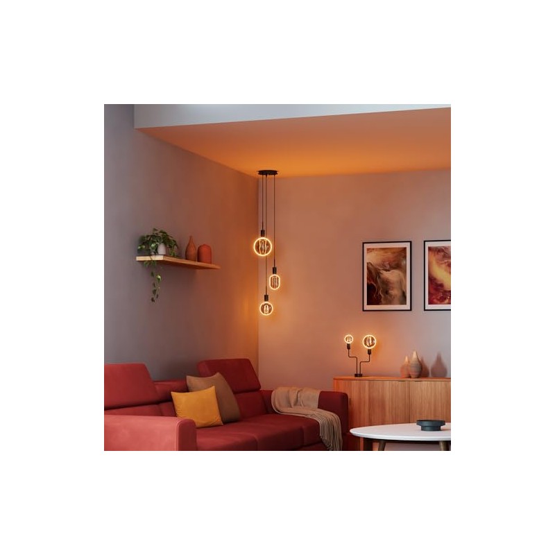 OSRAM Vintage 1906 Globe 80 Filament O Lamp, 4W, 110lm,