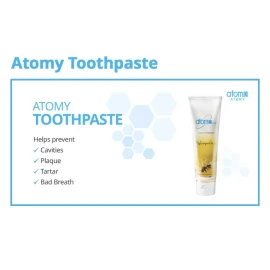 Atomy Korean Atomy Toothpaste Natural Oral Care w/ Propolis Green Tea Extract 5 x 200g