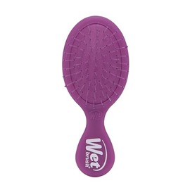 Wet Brush Wet Brush Mini Detangler Hair Brush, Purple Frost - Detangling Travel Hair Brush - Ultra-Soft IntelliFlex Bristles Glide Through Tangles with Ease - Pain-Free - All Hair Types