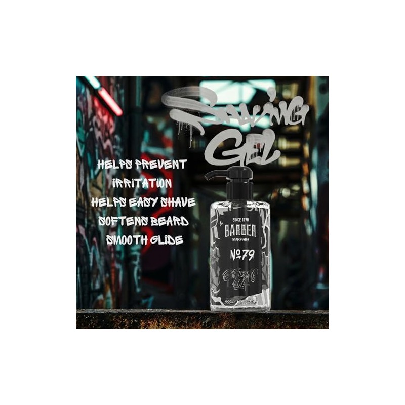Barber Marmara Gel de Afeitar (500 Ml, 79 G)