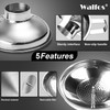 WALFOS Jam Funnel Wide Neck, 10cm & 14cm Canning Funnels