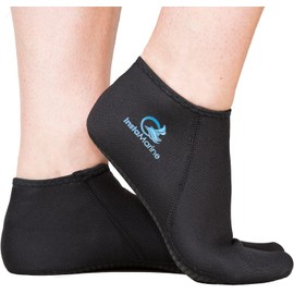 InstaMarine (X-Large 12-13 Premium Neoprene Socks and Water Fin Sock Perfect for Water Sports, Snorkeling, Diving, Swimming