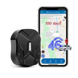 Winnes GPS Tracker for Vehicles 4G LTE Car Tracker Device Hidden up to 100 Days Long Battery Rastreador GPS para Carros Strong Magnetic Tracker Device for Vehicles Fleet Trailer Anti Theft TK905B