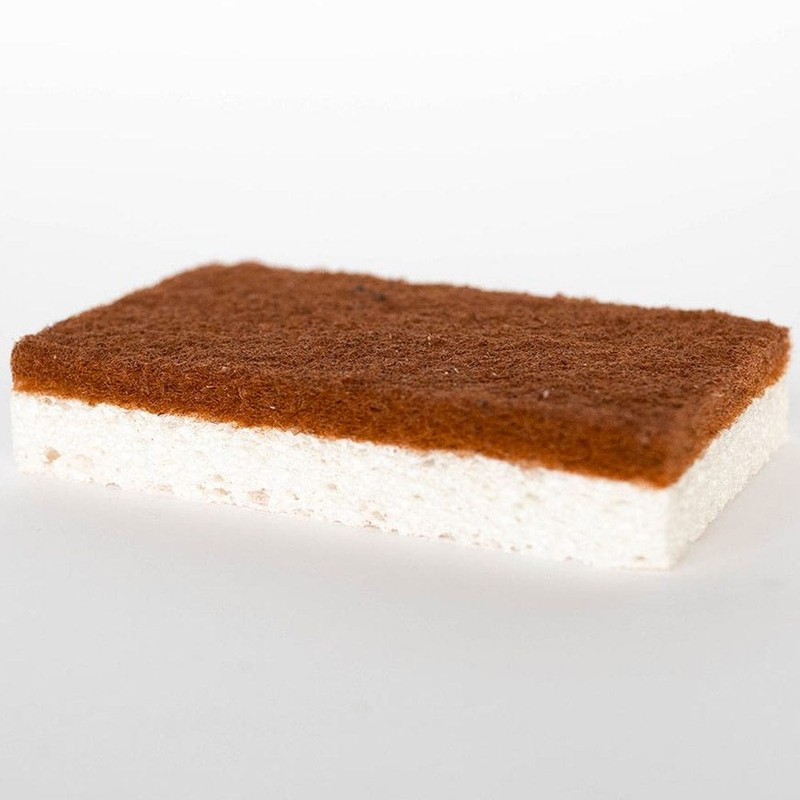 Green Essentials Cellulose Sponge & Coconut Scrubber - 3 Pack