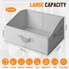 Criusia Closet Organizers Bins 6 Pack - Large Closet Shelf