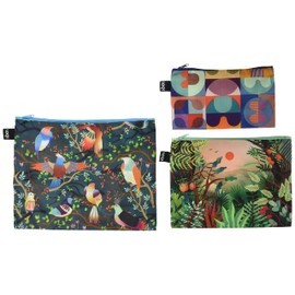 LOQI(ローキー) 旅行用品・旅行小物 グリーン (約)L幅31×縦25cm/M幅27×縦20/S幅23×縦13cm HVASS&HANNIBAL ZP.HH