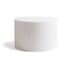 Decora Polystyrene Disk Shape, 20 x 20 cm, White