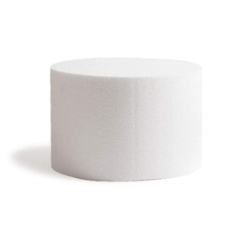 Decora Polystyrene Disk Shape, 20 x 20 cm, White
