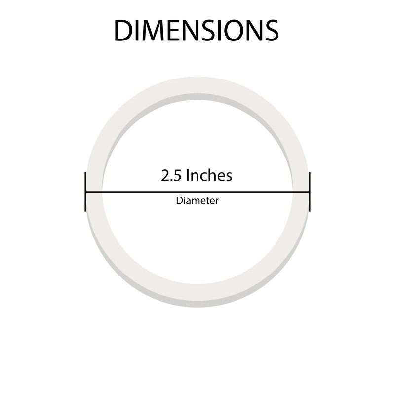 Fino Replacement Gasket for 3-Cup Stovetop Espresso Coffee Maker, Silicone,