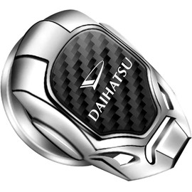 Engine Push Button Cover for Daihatsu Car Start Stop Button Switch Decorative Cover Switch Cover Car Start Button Ring Engine Push Ring Engine Starter Cover Zinc Alloy + Carbon Fiber 3D Mechanical