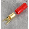10Pcs 4 Gauge Wire Connectors, 4-Gauge Spade Terminals for Speaker