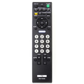 RM-YD028 Replaced Remote Compatible with Sony Bravia L Series V Series S Series VL Series VE5 Series XBR Series SL Series LCD TV KDL-32L504 KDL-40S504 KDL-46S504 KDL-46VL150 KDL-32L5000 KDL-37FA500