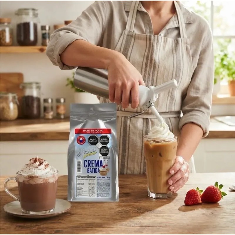 Crema Para Batir En Polvo Essence 500g X 6 Paquetes