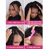 Curly V Part Wig Human Hair Upgrade U Part Wigs