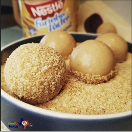 Farinha Láctea Brasileira Nestlé 360g | Pack 4x360g | A original do Brasil + Silicone Bracelets Souvenir | Brazil in Texas Bundle