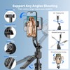 FOURPILLARS 68" Extendable Auto Face Tracking Tripod with Stand, 360°