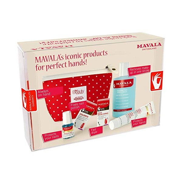 Mavala Red Dots 60's Travel Set for Beautiful & Cared Hands