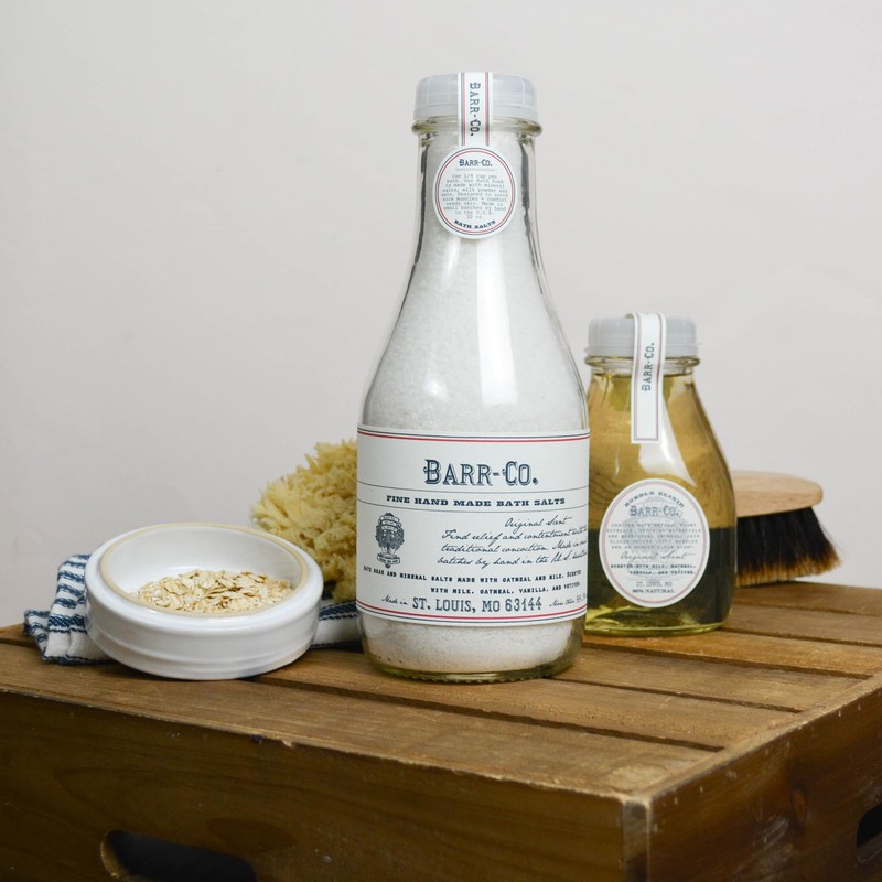 Barr-Co. Original Scent Fine Hand Made Bath Salts, Vanilla Coconut