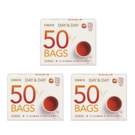 Nitto Tea Day & Day Tea Bags, 50 Bags x 3 Boxes