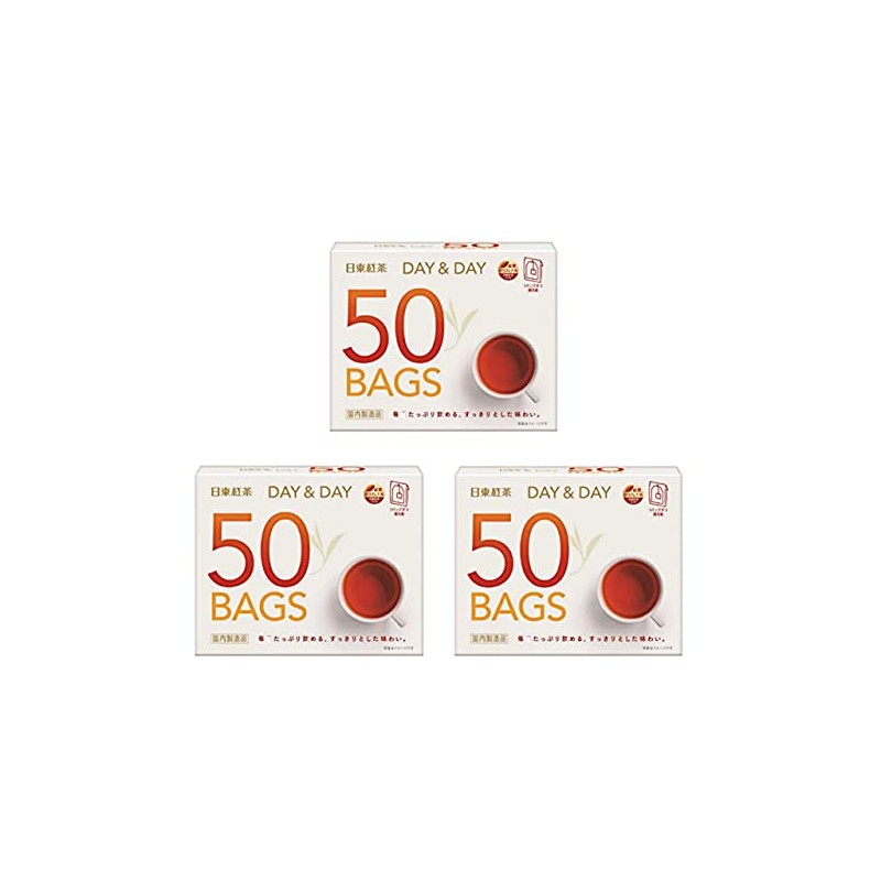 Nitto Tea Day & Day Tea Bags, 50 Bags x