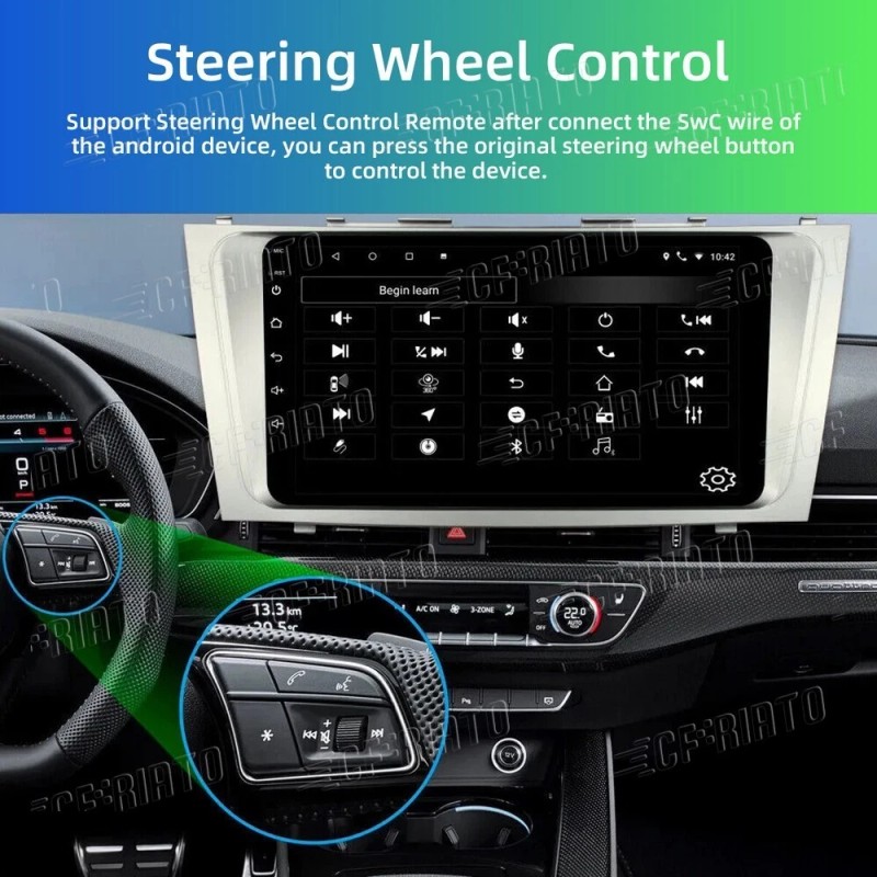 CFRIATO For Toyota Camry 2007-2011 Android 15 Apple CarPlay Car