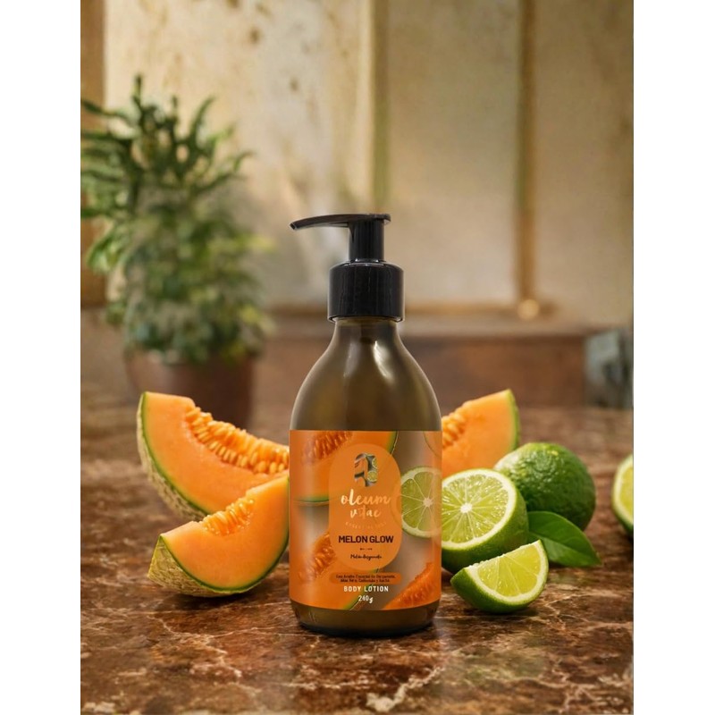 Crema Corporal Oleum Vitae Melon Glow Melón Bergamota 250 G