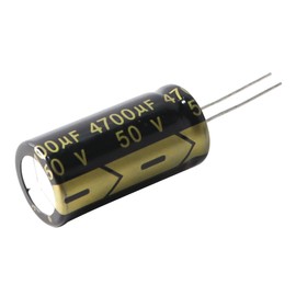 Ausi 4PCS 4700uF 50V Aluminium Electrolytic Capacitors Cylindrical 18x35mm for Smart Home Appliances Equipment Audio Amplifiers Industrial Use