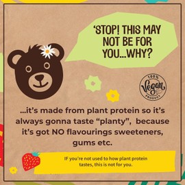 Naked Vegan Protein Powder Super Blend (2 kg (Pack of 1), Natural Unsweetened Unflavoured with Scoop)