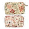 LONGING TO BUY Floral Embroidered Cosmetic Pouch, Make Up Organizer