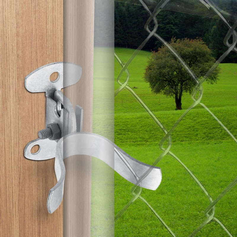 Litoexpe 2 Pcs 1-3/8 Inch Gate Latch with Screws, Wall