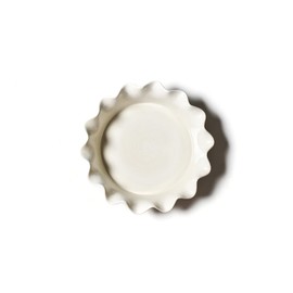 Coton Colors Signature White Ruffle 9in Pie Dish