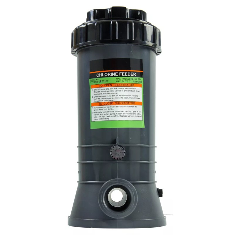 Rx Clear® In-line Swimming Pool In-Ground Chlorinator Chemical Chlorine Feeder