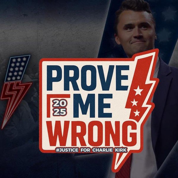 Prove me wrong justice for Charlie Kirk - Die Cut