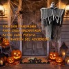 RICUVED - 2pcs Esqueletos Fantasma Colgante Halloween Decoración Y Luz