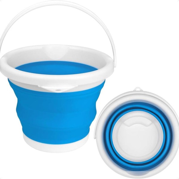 Foldable Mop Bucket and Ice Bucket - 5L (1.3 Gallon)