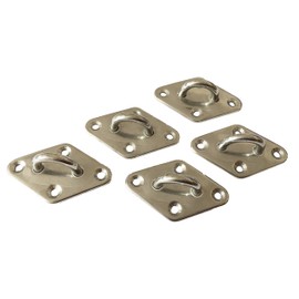 Sunload Eye Plate Diamond V4 A Rust-Proof Stainless Steel Pack of 5), 59 mm