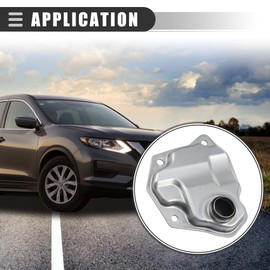 Motoforti Transmission Filter Oil Pan, for Nissan Rogue 2010-2015, Metal, Silver Tone