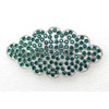 Faship Gorgeous Green Floral Hair Barrette Clip