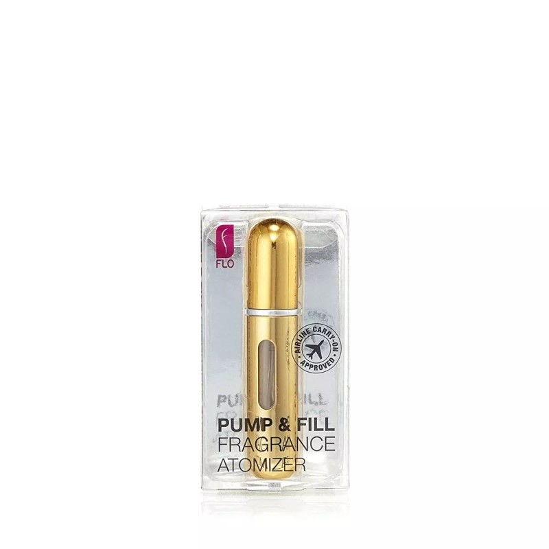 FLO Atomizer- 5ml Pump Fill Spray Gold