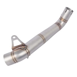 Unbranded Slip On For Honda CBR1000RR 2008-2016 Motorcycle 61mm Exhaust Pipe Mid Link Tube