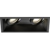 Knightsbridge Dipa Twin Tilt Anti-Glare Black Downlight