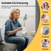Toilet Aids for Wiping, 15.7" Long Reach Butt Wiper Tools,